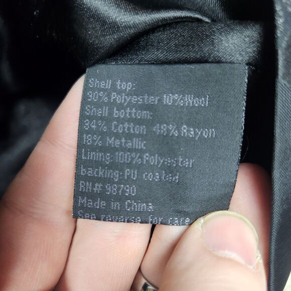 BKE Outerwear Wool Blend Tribal Cuffs Aztec Mid Size S Western - Picture 4 of 9